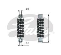 Gates Smorzatore di vibrazioni T39151 cinghia multipla con nervatura a V per Mercedes-Benz