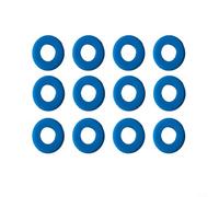 Smorzatori di vibrazioni per racchette da tennis in silicone, set da 12 pezzi per un efficace assorbimento degli urti e riduzione delle vibrazioni su racchette da tennis e squash (blu)