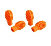 Smorzatori per bacchette per esercitazioni silenziose, punte in silicone per sostituire i cuscinetti per esercitare, proteggere le bacchette e ridurre il rumore, silenziatori per esercitazioni