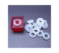 Smorzatori per interruttori O-ring da 120 pezzi Keycap bianchi Gomma per il Keycap O Ring Sostituire il componente per gli ammortizzatori Cherry MX