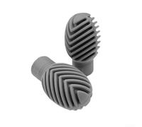Smorzatori Silicone per Pratica Silente Smorzatori Silicone per | Materiale per sicuro antiusura, protegge pelli per tamburo, suono ovattato, compatto, per facile pulizia(C)