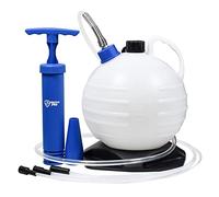 SMOTIVEPRO Pompa di aspirazione dell'olio da 6 l, pompa di aspirazione manuale con base migliorata e tubi di prolunga in tre misure, per auto, navi, tosaerba, spazzaneve