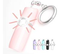 SMPERSALMPK SM Allarme di sicurezza personale da donna, compagno di protezione quotidiana, sirena forte 130 dB, luce SOS, ricaricabile, portachiavi di sicurezza discreto a forma di rossetto