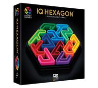SmartGames - IQ Deluxe Hexagon, Puzzle Game con 120 Sfide, Età 14+