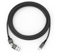 SPEEDY-C BK - Cavo di ricarica, USB-A/USB-C -> USB-C, nero