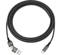 SPEEDY-C BK - Cavo di ricarica, USB-A/USB-C -> USB-C, nero