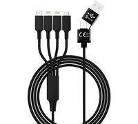 Smrter SMRTER_ELITE_L_BK Cavo di ricarica USB Spina USB-A, Spina USB-C®, Connet