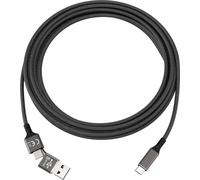 SPEEDY-C BK - Cavo di ricarica, USB-A/USB-C -> USB-C, nero