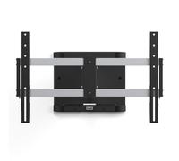 SMS ICON 3D Large TV staffa a parete girevole, argento/nero