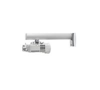 SMS staffa da parete Short Throw V con braccio 680mm alluminio/bianco