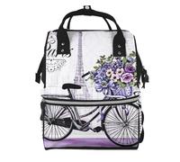 SMSJTMWHN Borsa per pannolini per mummia zaino Love On The Bike Borse per pannolini Borse a tracolla casual Borse a tracolla Viaggi Escursioni Outdoor Pack Borsa per l'allattamento