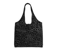 SMSJTMWHN Borsa tote da cucina riutilizzabile borse della spesa astratta scienza chimica tela tote bag estetica riutilizzabile borsa a tracolla per palestra, viaggi, lavoro
