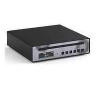 SMSL PL100PRO - Lettore CD CS43131, amplificatore per cuffie con chip DAC per decodifica Hone MQA, preanplifier CD Transport RCA/XLR/3,5 mm/4,4 mm, uscita ottica/coassiale con telecomando (nero)