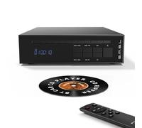 SMSL PL20 Lettore CD HiFi per Casa, con Funzione di Ripping CD, Bluetooth per Auto, 2 chip CS43131, Ingresso USB/Bluetooth, Uscite RCA/BT/3,5 mm/4,4 mm Bilanciata/Digitale Ottica/Coassiale (Nero)