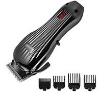 SMSOM Clippers dei Capelli del corredo della casa Barber Regalo, Elettrico Senza cordone Clipper, regolatore dei Capelli con Taglio Combs, a frequenza variabile, USB Ricaricabile
