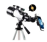 SMSOM Telescopio per bambini e adulti e principianti70mm Apertura 400mm Portable Astronomy Telescopio di astronomia con un treppiede regolabile, un adattatore telefonico, regalo astronomico per bambin