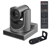 SMTAV PTZ Camera, 30X Optics Zoom AI Auto Tracking and HDMi/SDI/USB3.0/IP Streaming Outputs for Church, Conference, Events, Insegnamento (30X Without NDI, Black)