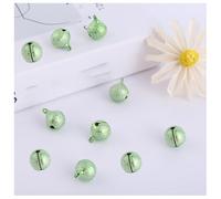 SMTCM Mini vaschetta, 100 pezzi, 8 mm, campanelle in rame, campanelle di Natale, piccola campana fai da te, campanella per animali domestici, campane per gioielli, festival, decorazione