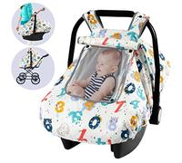 SMTTW Coprisedile per auto, universale, aderente, traspirante, per bambini/ragazze, ideale per tutte le stagioni (numeri)