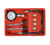 SMTYXS Kit Tester di Compressione for Motori A Benzina, Manometro Professionale for Bombole G326 for Set Strumenti Automatici for A (0-300 PSI) Monitoraggio di Precisione(with Box)