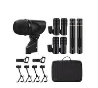 SMTYXS Microfono For Batteria Cablato, Dinamico, Serie Rullante, Con Supporto For Braccio A Clip, Kit Di Microfoni For Batteria Professionali
