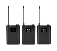 SMTYXS Microfono Telefono Registrazione Esterna Senza Fili Intervista Microfone Lavalier For La Riduzione Del Rumore Della Fotocamera Mic(Kit 2)