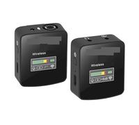 SMTYXS Microfono Wireless Lavalier Smart Phone Fotocamera Microfono Mixer Professionale Ripresa Audio Video(Kit 1)