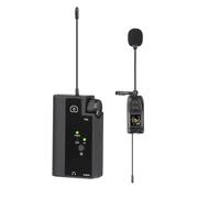 SMTYXS Microfono Wireless Portatile Da 3,5 Mm Con Parabrezza In Pelliccia For Interviste Vlog, Smartphone DSLR, Fotocamera Multifrequenza