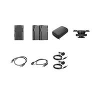 SMTYXS Set Ricevitore Trasmettitore Microfono Lavalier Wireless, Adatto For Telefoni Cellulari, Fotocamere, Video E Audio.(K2)