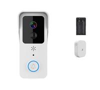 SMTYXS Smart Home Visual Campanello 2.4G / 5G Dual WiFi Campanello For Esterni Impermeabile AC/Wireless PIR Citofono Visione Notturna(Option 9 Add 32G TF Card)