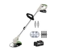 SMTYXS Tagliabordi Elettrico A Batteria da 500 W E 21 V, 18000 Giri/min, Tagliaerba Elettrico, Regolabile, Pieghevole, da Giardino, for Batteria da 18 V(with 1XBattery)