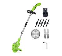 SMTYXS Tagliabordi Elettrico A Batteria da 800 W Pieghevole 18000PRM, Tagliaerba, Sarchiatore, Tosaerba, Strumento da Giardino Regolabile(with 1XBattery)
