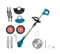 SMTYXS Tosaerba Elettrico Senza Fili Portatile Tagliaerba Tagliaerba Lunghezza Regolabile Utensili da Giardino for Uso Domestico for Batteria da 18 V(No Battery Charger)