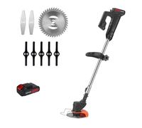 SMTYXS Tosaerba Elettrico, Tosaerba Ricaricabile A Batteria, Tosaerba con Sgancio Automatico, Tosaerba Portatile da Giardino, Macchina da Taglio for Uso Domestico(1 Battery)
