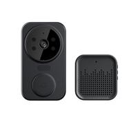 SMTYXS Tuya Popolare M8 Campanello Senza Fili Telecamera 1080 HD Informe Ring Chime WiFi Video Smart Intercom Campanello(Black)
