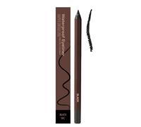 Smudge Proof Eye Liner, Waterproof Pencil, 5.71in Portable Long Lasting Formula, Versatile Sharpenable Smooth Tip for Eyes, Brows, Women, Girls, Travel, Daily Makeup