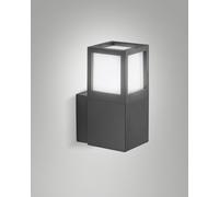 SMUK APPLIQUE GRIGIO SCURO DA ESTERNO 1 LUCE ATTACCO E27 IP54