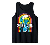 Smurfette Arcobaleno Shining Star Friend BFF Art Classic Canotta