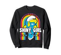 Smurfette Arcobaleno Shining Star Friend BFF Art Classic Felpa