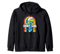 Smurfette Arcobaleno Shining Star Friend BFF Art Classic Felpa con Cappuccio