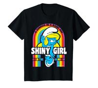 Smurfette Arcobaleno Shining Star Friend BFF Art Classic Maglietta