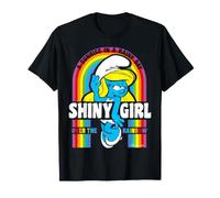 Smurfette Arcobaleno Shining Star Friend BFF Art Classic Maglietta