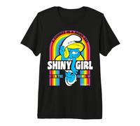 Smurfette Arcobaleno Shining Star Friend BFF Art Classic Maglietta Premium