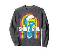Smurfette Arcobaleno Shining Star Friend BFF Arte Classica Felpa