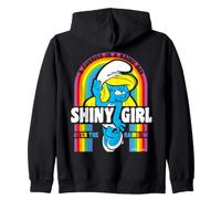 Smurfette Arcobaleno Shining Star Friend BFF Arte Classica Felpa con Cappuccio