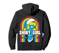 Smurfette Arcobaleno Shining Star Friend BFF Arte Classica Felpa con Cappuccio