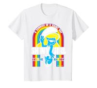 Smurfette Arcobaleno Shining Star Friend BFF Arte Classica Maglietta