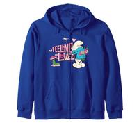 Smurfette Puffetta San Valentino Feeling Classic Loved Heart Felpa con Cappuccio