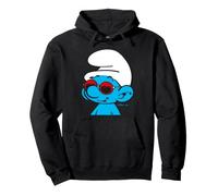 Smurfs Cool Puffi Occhiali da Sole Estivi Happy Holiday Fun Retro Felpa con Cappuccio