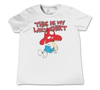 Smurfs Creativi - I Puffi - Questa È La Mia Maglietta Pigra Per Bambini